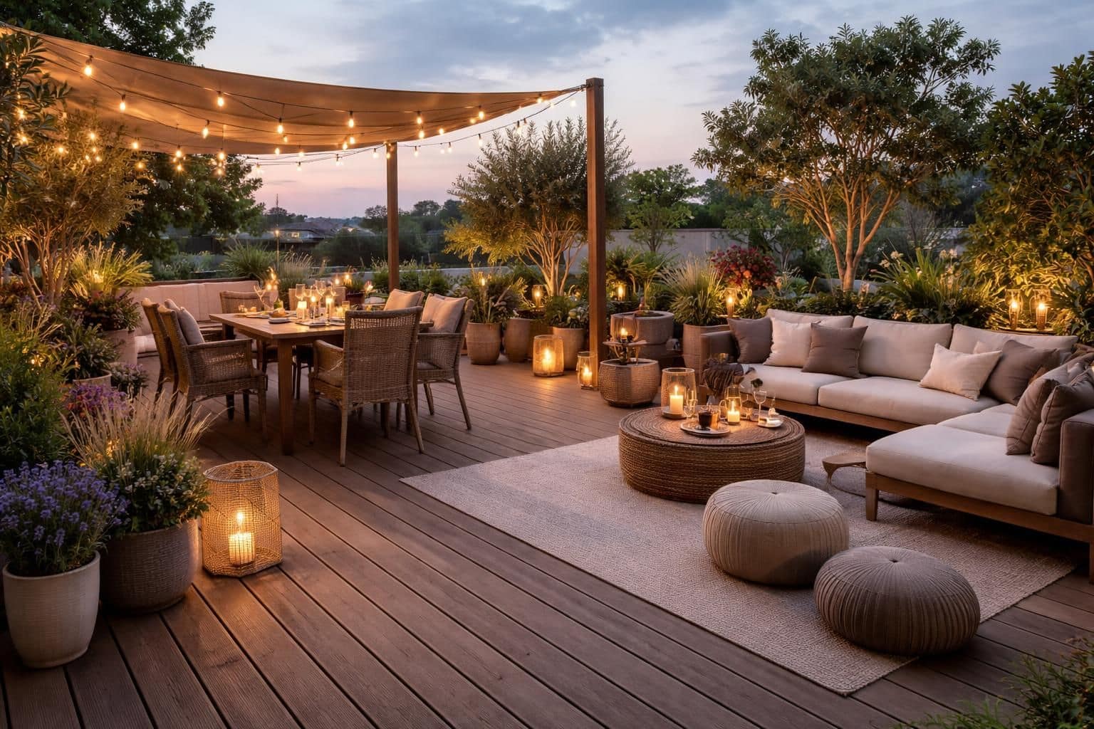 découvrez comment aménager une terrasse accueillante pour profiter d'un espace extérieur chaleureux et convivial toute l'année.