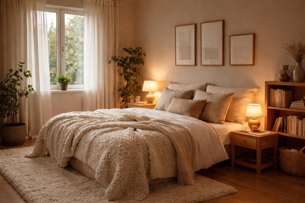 découvrez nos conseils pour créer une chambre cocooning, un espace chaleureux et confortable où il fait bon se détendre et se reposer.