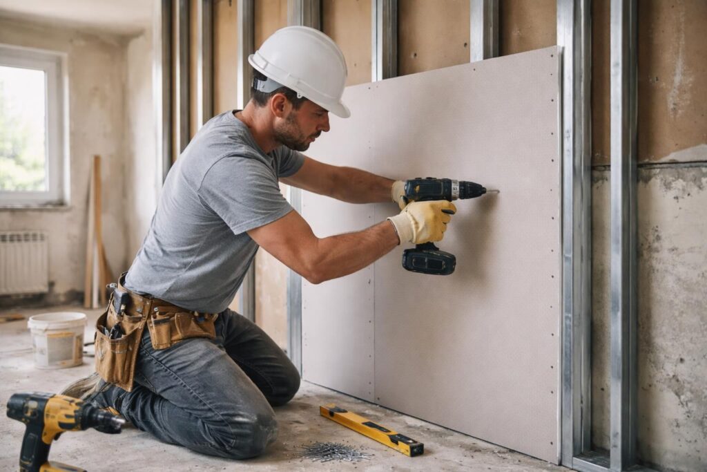 apprenez à monter une cloison en plaques de plâtre facilement grâce à notre guide étape par étape, conseils pratiques et astuces pour un résultat professionnel.