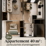 Idées d'aménagement pour un appartement de 40 m²