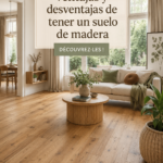 Un intérieur chaleureux avec un sol en bois naturel.