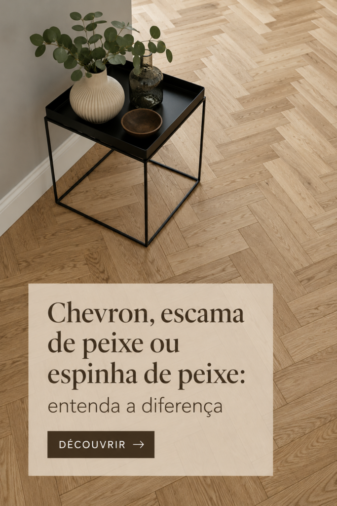 Chevron et motifs d'escamas de poisson en décoration intérieure