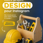 Un collage d'exemples de designs créatifs pour Instagram montrant des posts colorés et harmonieux.