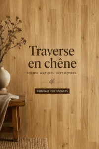 Bois de chêne présentant des caractéristiques naturelles et élégantes