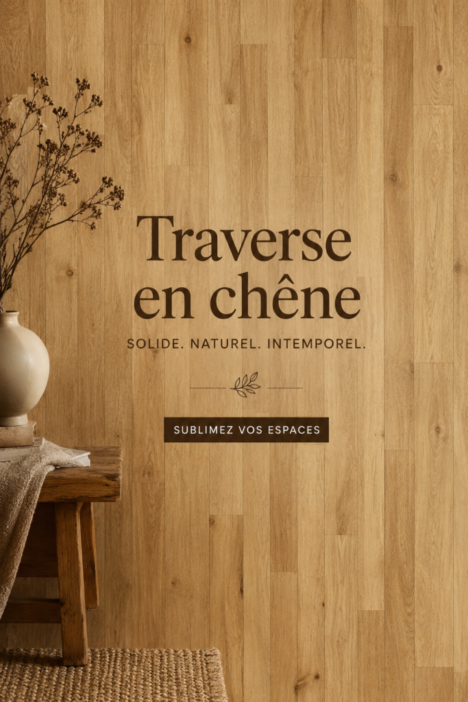 Bois de chêne présentant des caractéristiques naturelles et élégantes