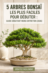 Un bonsaï vert luxuriant dans un pot en céramique, parfait pour les débutants en jardinage.