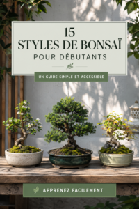 Un bonsai miniature en pot, représentant un style classique, sur une table en bois.