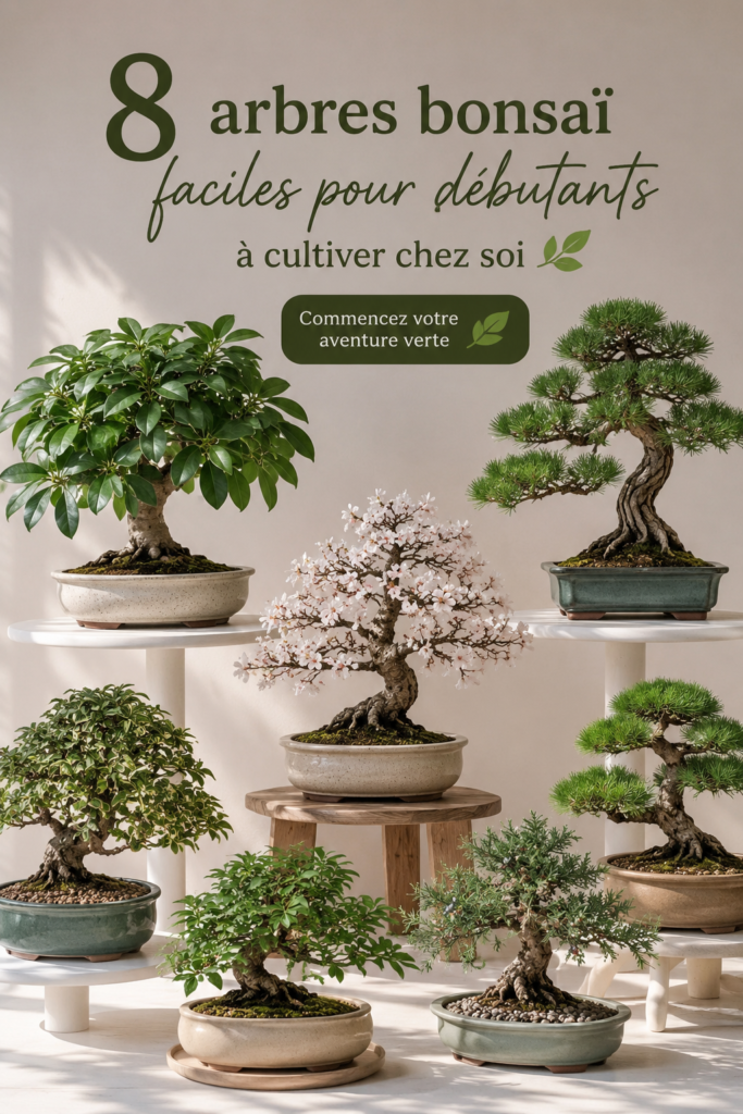 Une sélection de bonsaïs qui sont faciles à cultiver chez soi.