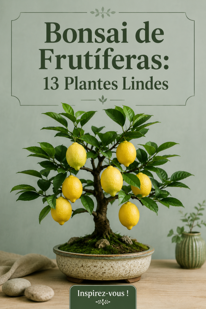 Un bonsaï de fruitier en pot au milieu d'une pièce lumineuse, symbolisant l'art du bonsaï à la maison.