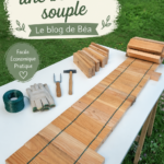 Création d'une bordure souple avec des matériaux variés pour le DIY