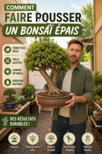 Un bonsai jade épanoui avec des feuilles luxuriantes en intérieur.