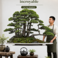 Forêt de bonsaïs en intérieur apportant une touche zen