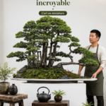 Forêt de bonsaïs en intérieur apportant une touche zen