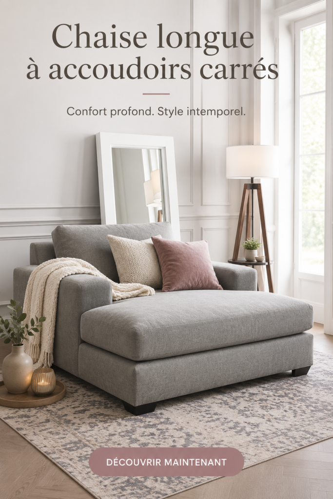 Fauteuil lounge Big Sur dans un salon moderne, décoré avec des couleurs chaudes et des plantes.