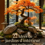 Des plantes d'intérieur apaisantes disposées dans un coin cosy
