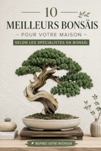 Une collection de plantes bonsaï décoratives dans un intérieur chaleureux, illustrant le style zen.