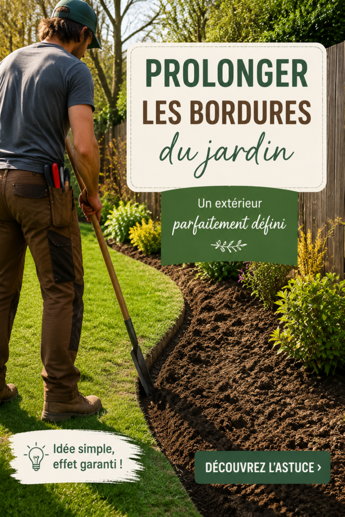 Prolongement d'une bordure de jardin avec des pierres naturelles