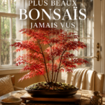 Un joli bonsaï exposé dans un pot décoratif