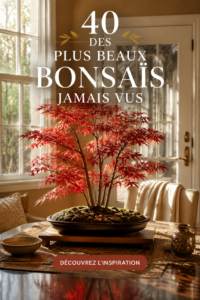 Un joli bonsaï exposé dans un pot décoratif