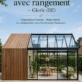 Orangerie moderne transformant un jardin