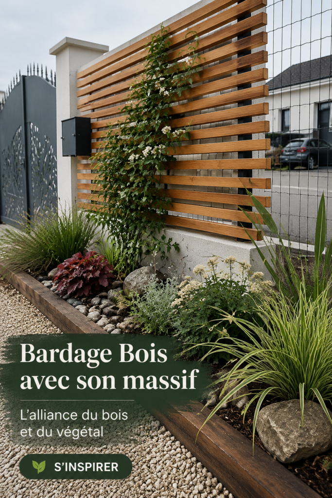 Le bardage en bois massif apporte chaleur et élégance à une maison moderne.