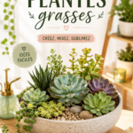 Arrangement de plantes grasses dans un jardin lumineux