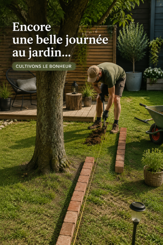Un jardin fleuri et accueillant avec des chaises confortables, idéal pour la détente