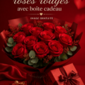 Fond d'écran floral représentant des roses rouges dans un environnement chaleureux