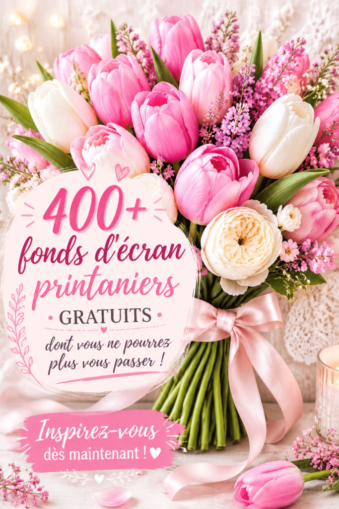 Collection de fonds d'écran printaniers gratuits pour téléphone