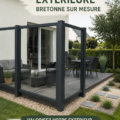 Terrasse en bois sur mesure inspirée par la menuiserie bretonne.
