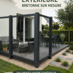 Terrasse en bois sur mesure inspirée par la menuiserie bretonne.