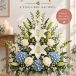 Arrangement de plantes symétriques dans un jardin bien entretenu