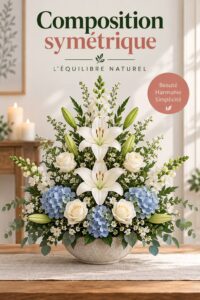 Arrangement de plantes symétriques dans un jardin bien entretenu