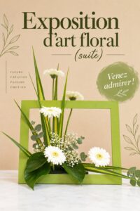 Jardin avec des passiflores en fleur, mettant en valeur leur beauté. Un exemple d'art floral extérieur.