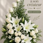 Un jardin décoré avec des accessoires inspirés des ours polaires, créant une atmosphère froide et relaxante.