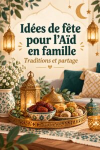Une belle terrasse décorée pour l'Eid avec des lanternes et des fleurs colorées