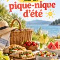 Pique-nique estival dans le jardin avec des plats savoureux et une belle décoration