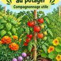 Un potager avec des tomates bien assorties à d'autres plantes compagnes