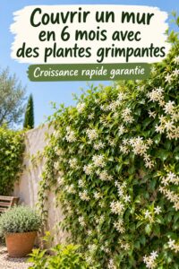 Mur verdoyant couvert de plantes grimpantes